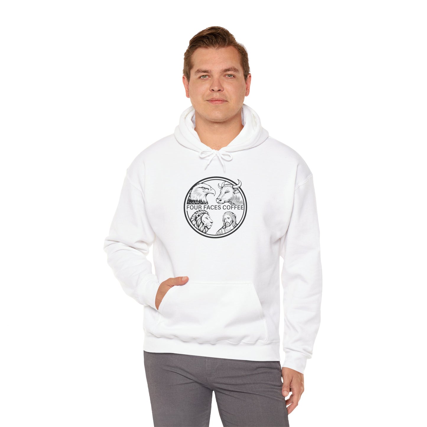 Four Faces Hooded Sweatshirt