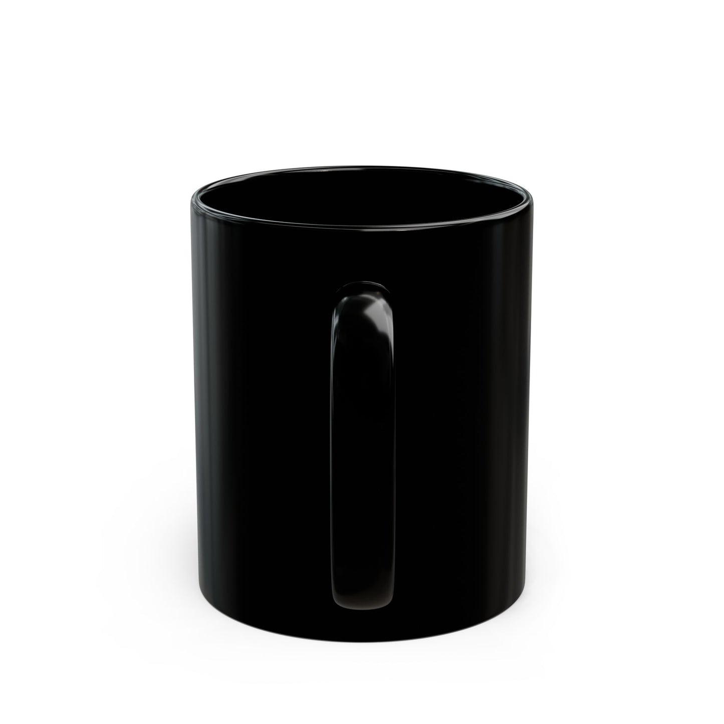 Four Faces Black Mug (11oz)