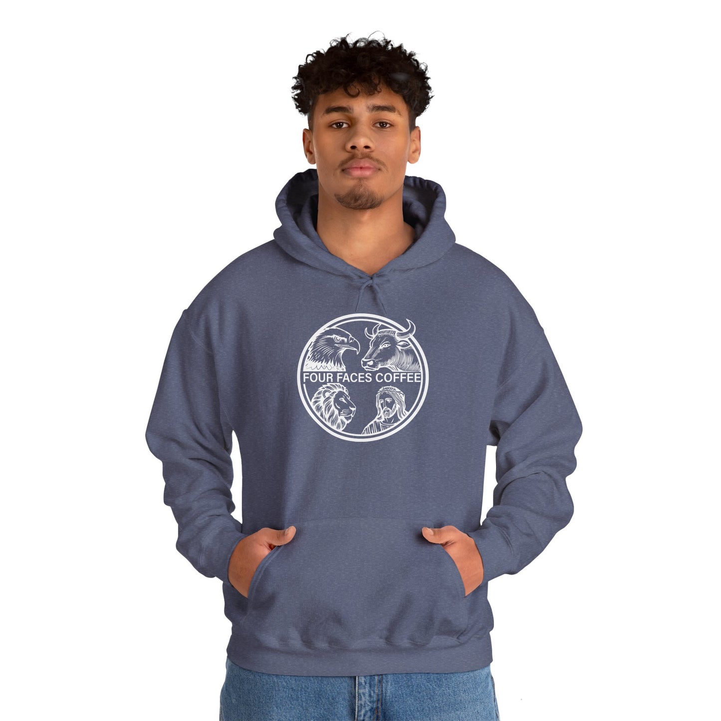 Four Faces Hooded Sweatshirt