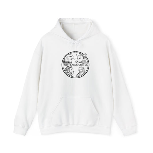 Four Faces Hooded Sweatshirt