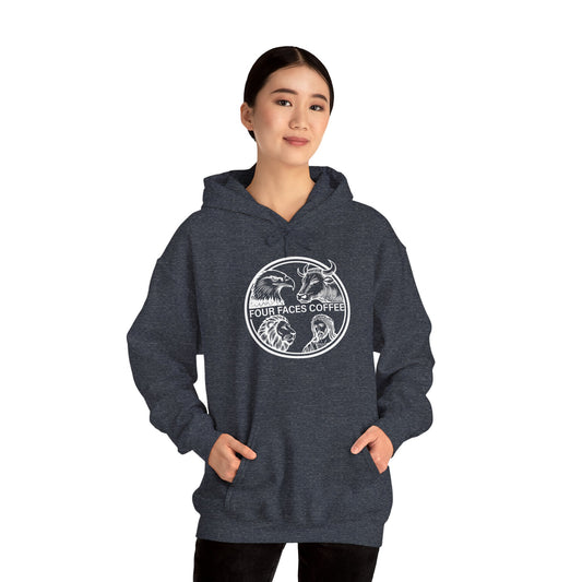 Four Faces Hooded Sweatshirt